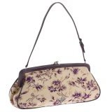 Prada Women's Embroidered Floral Evening Bag, Cipria