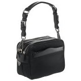 Prada Women's Nylon Square Shoulder Bag, Black