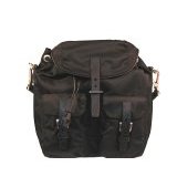 Prada Vela Nylon Backpack Style HandBag, Black
