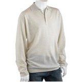 Zegna Men's Half-Zip Polo Sweater